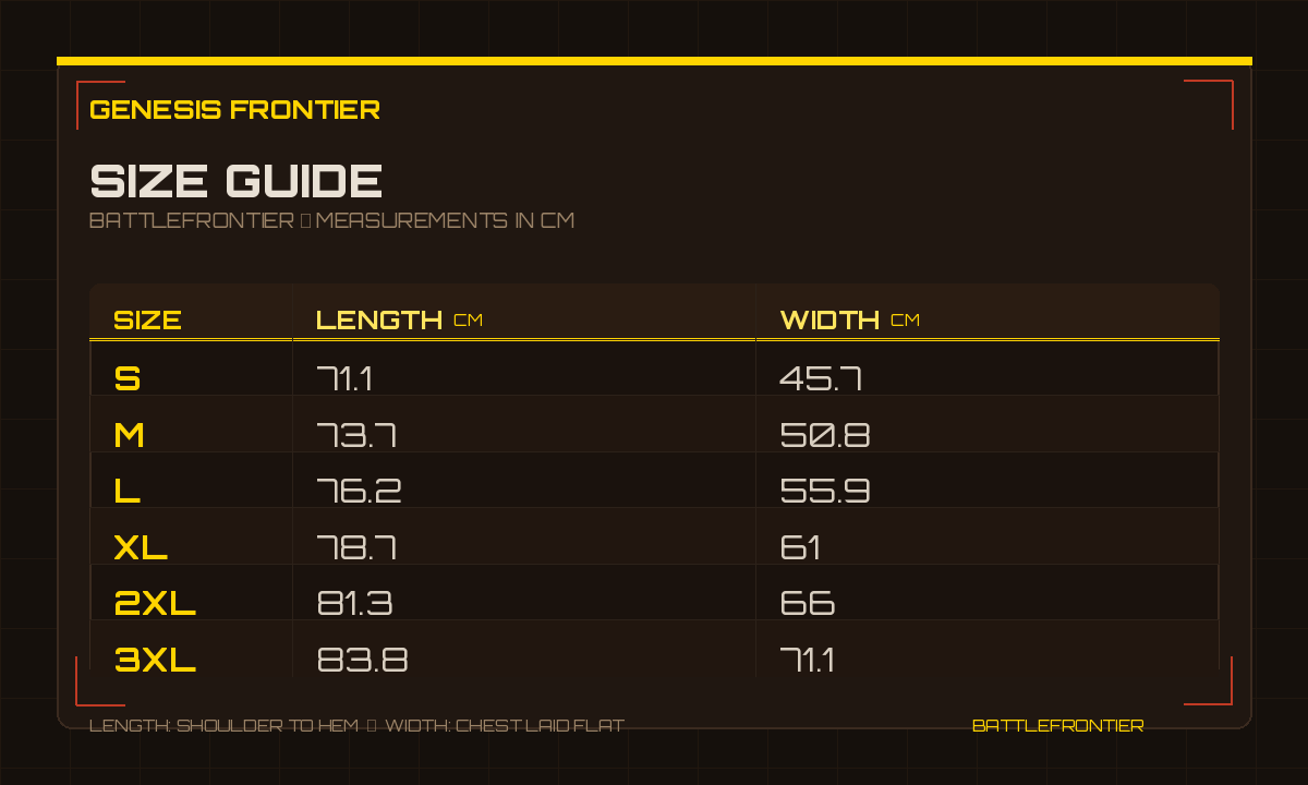 The Medic No-Show - T-Shirt size guide