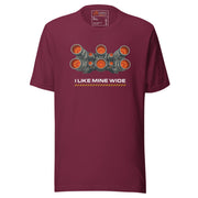 i-like-mine-wide_tshirt_maroon_front
